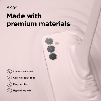 Elago Compatible With SaMSung Galaxy S24 Plus Case, Liquid Silicone Case, Full Body Protective Cover, Shockproof, Slim Phone Case, Anti-Scratch Soft Microfiber Lining, 6.7 Inch, Lovely Pink