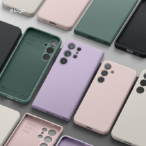 Elago Compatible With SaMSung Galaxy S24 Plus Case, Liquid Silicone Case, Full Body Protective Cover, Shockproof, Anti-Scratch Soft Microfiber Lining, 6.7 Inch, Midnight Green
