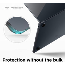 Elago Ultra Slim Hard Case Compatible With Mabcook Air M2 M3 2023 2024 15.3 Inch With Touch Bar A2941/A3114 Dark Grey, Full Protection, Access To All Features