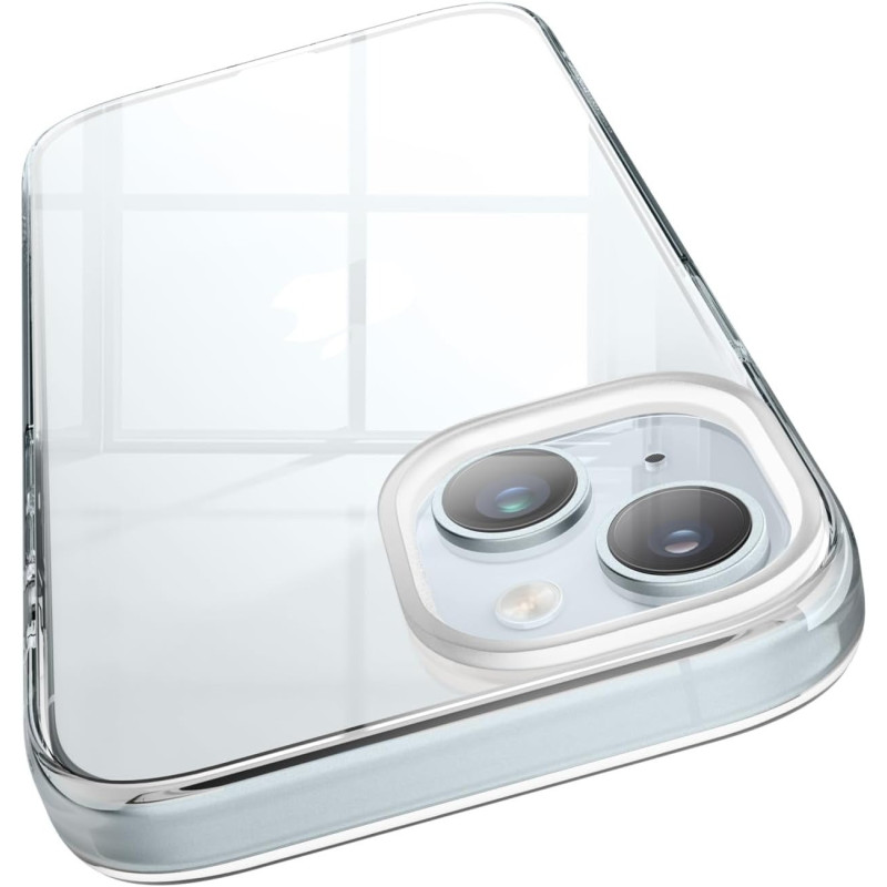 Elago Hybrid Clear Case Compatible With iphone 15 Case, 6.1 Inch, Military Grade Drop Protection, PC Plus TPU Hybrid Technology, Reduced Yellowing, Crystal Clear, Full Body Protection