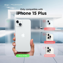 Elago Hybrid Clear Case Compatible With iphone 15 Plus Case 6.7 Inch, Military Grade Drop Protection, PC Plus TPU Hybrid Technology, Reduced Yellowing, Crystal Clear, Full Body Protection
