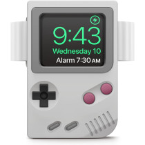 Elago W5 Stand Compatible With Apple Watch Ultra2/Ultra/9/8/7/6/5/4/3/2/1/Se, 49Mm, 45Mm, 44Mm,42Mm, Compatible With Nightstand Mode, Light Grey