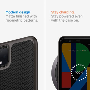 Spigen Neo Hybrid Designed For Google Pixel 4 Xl Case, Gunmetal