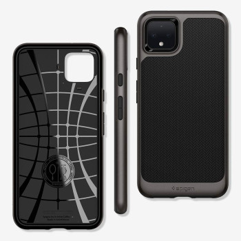 Spigen Neo Hybrid Designed For Google Pixel 4 Xl Case, Gunmetal