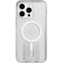 Tech21 Evo Crystal Kick Case For iphone 15 Pro Max, Compatible With Magsafe, Impact Protection Case, Kickstand, White