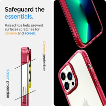 Spigen Ultra Hybrid Designed For iphone 13 Pro Max Case, Red Crystal