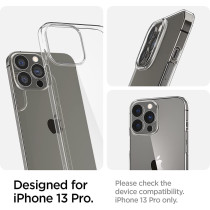 Spigen Air Skin Designed For iphone 13 Pro Case, Crystal Clear