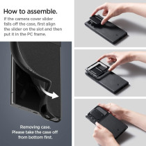 Spigen Optik Armor Designed For Galaxy S22 Ultra Case, Black
