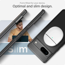 Spigen Thin Fit Pixel 7 Case, Black, Slim, Durable And Scratch Resistant