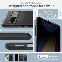 Spigen Thin Fit Pixel 7 Case, Black, Slim, Durable And Scratch Resistant
