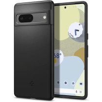 Spigen Thin Fit Pixel 7 Case, Black, Slim, Durable And Scratch Resistant