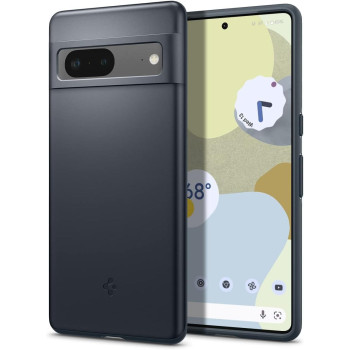 Spigen Thin Fit Designed For Pixel 7 Case, Metal Slate