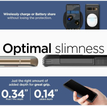 Spigen Tough Armor Case Compatible With Google Pixel 7 Pro, Black