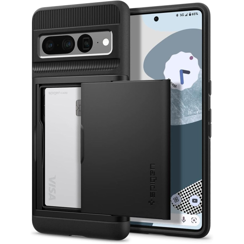 Spigen Slim Armor Cs Designed For Pixel 7 Pro Case, Black