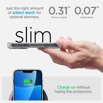 Spigen Crystal Slot Designed For iphone 14 Case, Crystal Clear