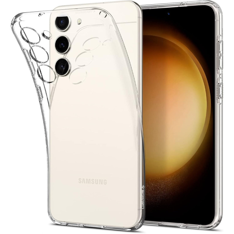 Spigen Liquid Crystal Designed For Galaxy S23 Case, Crystal Clear