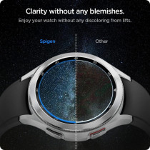 Spigen Tempered Glass Screen Protector Designed For Galaxy Watch 4 Classic, 2 Pack