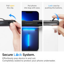 Spigen A601 Aqua Shield Waterproof Phone Case, Crystal Clear