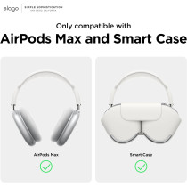 Elago Clear Case Compatible With Airpods Max Case Cover Transparent Shockproof, Anti-Scratch, Anti-Dust, Crystal Clear