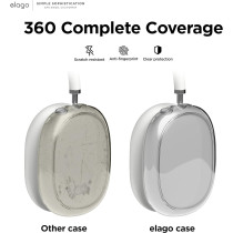 Elago Clear Case Compatible With Airpods Max Case Cover Transparent Shockproof, Anti-Scratch, Anti-Dust, Crystal Clear