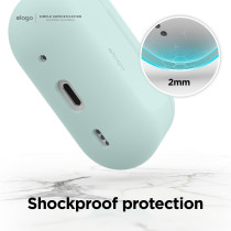 Elago Compatible With Airpods Pro 2 Case, Silicone Case With Keychain Compatible With Apple Airpods Pro 2Nd Generation Case, Front Led Visible, Supports Wireless Charging