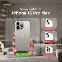 Elago Magnetic Leather Case Compatible With iphone 15 Pro Max Case, Compatible With All Magsafe Accessories, 6.7 Inch Built In Magnets, Vegan Leather, Shockproof, Water Resistant, Midnight Green