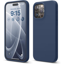 Elago Compatible With iphone 15 Pro Max Case, Liquid Silicone Case, Full Body Protective Cover, Shockproof, Slim Phone Case, Anti Scratch Soft Microfiber Lining, 6.7 Inch, Jean Indigo