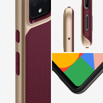 Spigen Neo Hybrid Designed For Google Pixel 4 Xl Case, Burgundy