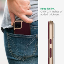 Spigen Neo Hybrid Designed For Google Pixel 4 Xl Case, Burgundy