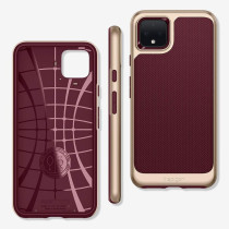 Spigen Neo Hybrid Designed For Google Pixel 4 Xl Case, Burgundy
