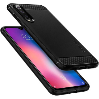 Spigen Rugged Armor Designed For Xiaomi Mi 9 Se Case, Matte Black