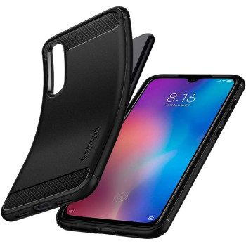 Spigen Rugged Armor Designed For Xiaomi Mi 9 Se Case, Matte Black