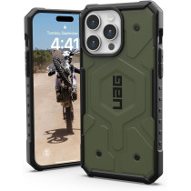 Urban Armor Gear Uag Case Compatible With iphone 15 Pro Max Case 6.7, Pathfinder Olive Drab Built-In Magnet Compatible With Magsafe Charging Rugged Military Grade Dropproof Protective Cover