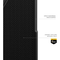 Urban Armor Gear Uag Designed For SaMSung Galaxy S24 Ultra Case 6.8 Metropolis Kevlar, Black, Magnetic Charging Rugged Military Drop-Proof Impact Resistant Non-SlIP Protective Cover