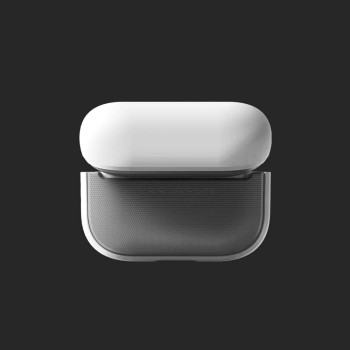 VRS Design Compatible With Apple Airpods Pro Case With Lanyard, White, Led-Visible Full Body Shockproof Hard Shell Protective Cover