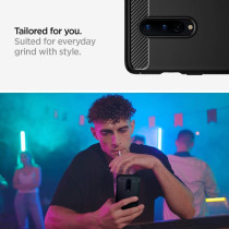 Spigen Rugged Armor Designed For Oneplus 8 Case, Matte Black