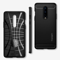 Spigen Rugged Armor Designed For Oneplus 8 Case, Matte Black