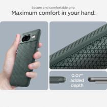 Spigen Liquid Air Armor Designed For Pixel 8 Case, Abyss Green