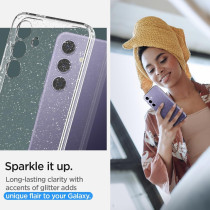 Spigen Liquid Crystal Glitter Designed For Galaxy S24 Plus Case, Crystal Quartz