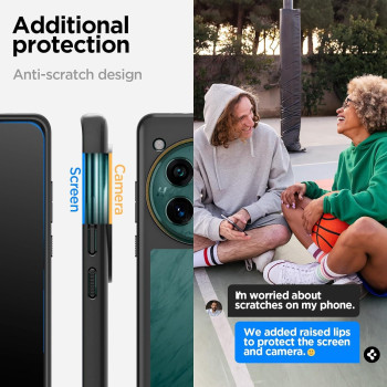 Spigen Ultra Hybrid Designed For Oneplus 12 Case, Matte Black