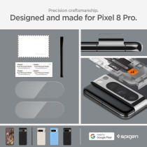 Spigen Camera Lens Screen Protector Designed For Pixel 8 Pro