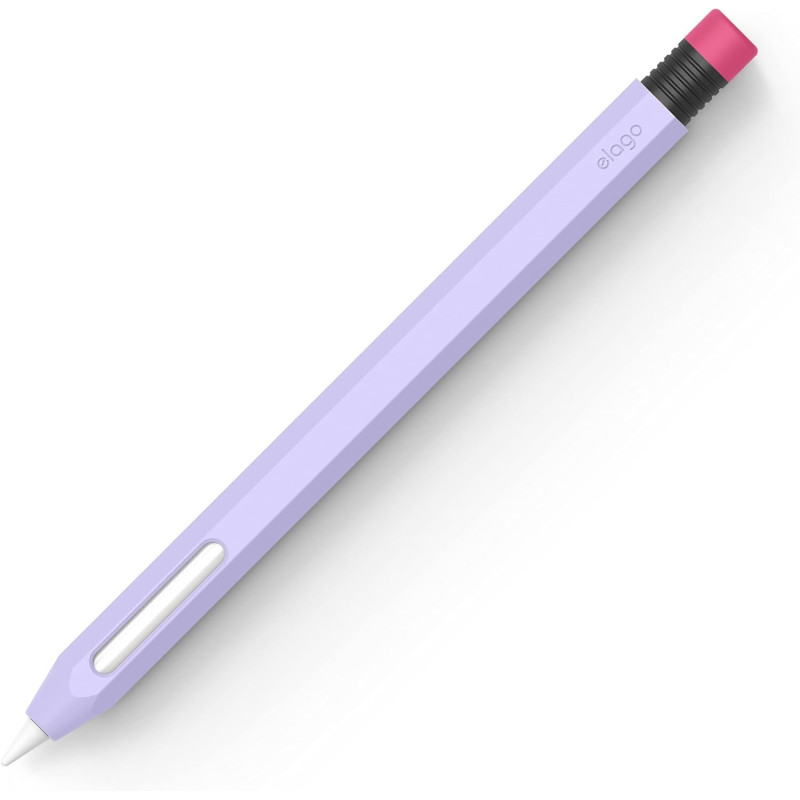 Elago Classic Pencil Case Compatible With Apple Pencil 2Nd Generation Cover Sleeve, Classic Design, Compatible With Magnetic Charging And Double Tap, Lavender