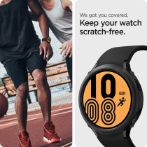 Spigen Liquid Air Armor Designed For SaMSung Galaxy Watch 5, Galaxy Watch 4 Case 40Mm, Matte Black