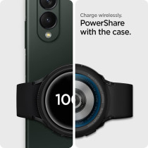 Spigen Liquid Air Armor Designed For SaMSung Galaxy Watch 5, Galaxy Watch 4 Case 40Mm, Matte Black