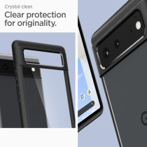 Spigen Ultra Hybrid Designed For Google Pixel 6 Case, Matte Black