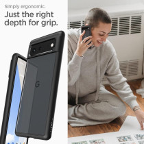 Spigen Ultra Hybrid Designed For Google Pixel 6 Case, Matte Black
