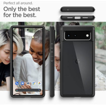 Spigen Ultra Hybrid Designed For Google Pixel 6 Case, Matte Black