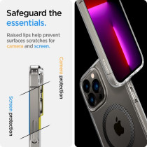 Spigen Ultra Hybrid Mag Compatible With Magsafe Designed For iphone 13 Pro Max Case, Carbon Fiber