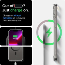 Spigen Ultra Hybrid Mag Compatible With Magsafe Designed For iphone 13 Pro Max Case, Carbon Fiber
