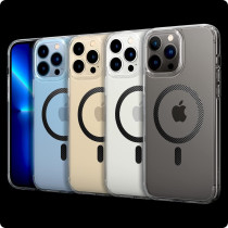 Spigen Ultra Hybrid Mag Compatible With Magsafe Designed For iphone 13 Pro Max Case, Carbon Fiber